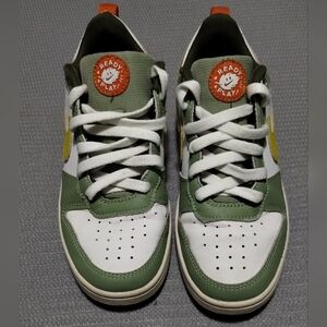 Nike Kids Sneakers Green White Yellow